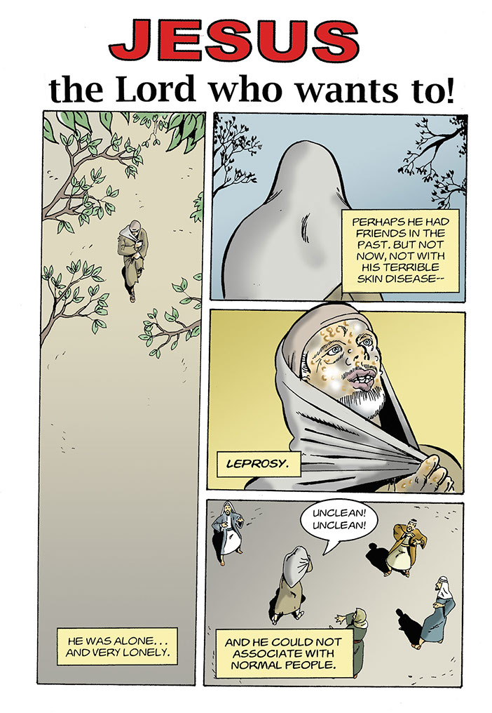 Illustrated page from Jesus, the Lord Who Wants To